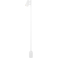 Simple Style Sandy White Gulvlampe med dæmpbar GU10 Spotlight til boligindretning