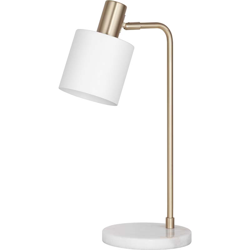 Elegant Nordic Authenic Design Bordlampe til Reading Mat Hvid E27