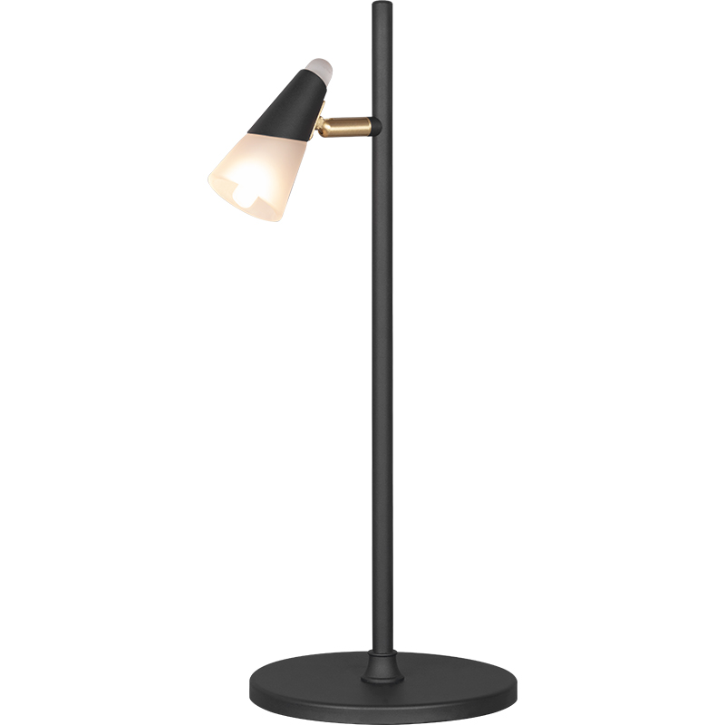 ORION Simpel Attraktiv Skrivebordslampe Bord Spot Lys Decor med Frosted Glas G9