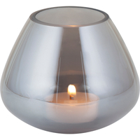 Forbedre indretningen med den elegante Kelly Full Smoke Glas lysestage/vase