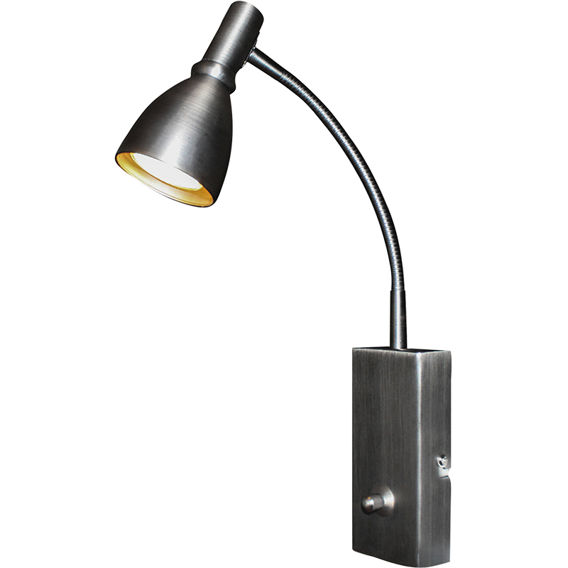 EMIL Nordic Modern Style Light Wall Spot Light Home Study Light med Fleksibel Arm Tin GU10 Dim