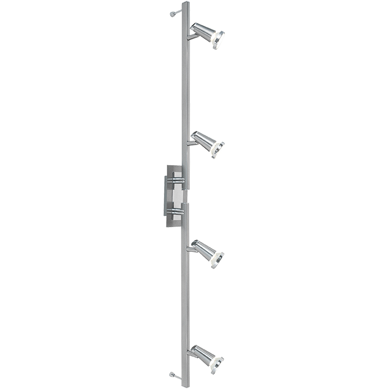 Moderne Justerbar 4-Lights Loftsspot Light Industrial Satin GU10