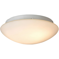 Attraktiv rund indretning Opal Cloud Glas Badeværelsesloftslampe IP44 E27