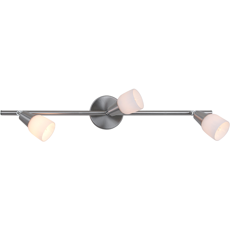 Simpelt almindeligt design af opalglas Ligejuster loftspotlampe G9