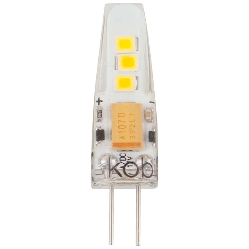 Effektiv belysningsløsning: AC/DC12V G4 LED - 1,5W - Dia.12mm