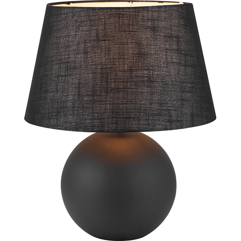 Elegant Nordic Authenic Design Skrivebordslampe Sandy Black Bordlampe Dekor uden skærm E27