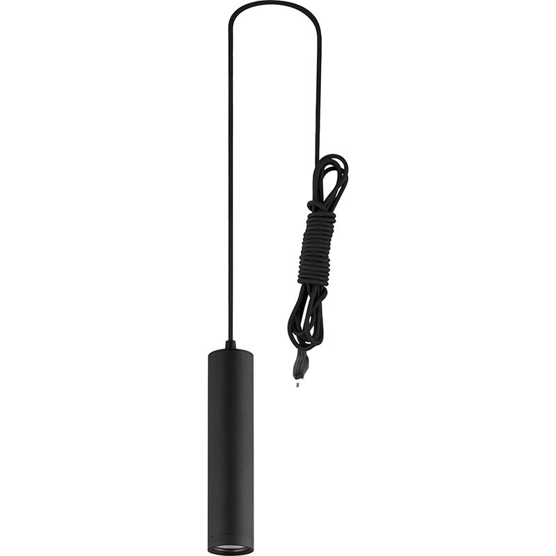 Enkel Attraktiv Slank Pendel Lampe Vindues Pendel Sandy Black E27